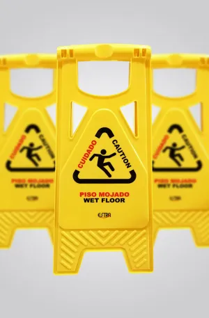 Aviso en V Precaución Estra